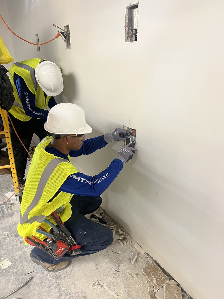 VMT electrical team working